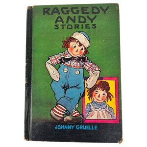 Raggedy Andy Stories by Johnny Gruelle 1948 Hardcover Childrens Illustrated Book